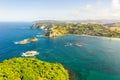 aerial view of Hahei Beach New Zealand