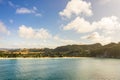 aerial view of Hahei Beach New Zealand