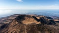 Aerial View of Hallasan Mountain on Jeju Island, South Korea Royalty Free Stock Photo