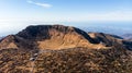 Aerial View of Hallasan Mountain on Jeju Island, South Korea Royalty Free Stock Photo