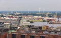 Aerial view of Hamburg, Germany Royalty Free Stock Photo