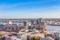 Aerial view of Hamburg