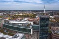 Aerial view of Hamburg. Typical street view from in Hamburg, Ger Royalty Free Stock Photo