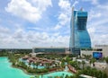 Aerial view of Hard Rock Guitar Hotel