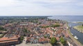 Aerial view on Harderwijk