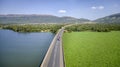 aerial view, of Hartbeespoort dam, Bojanala in North West Provence in South Africa Royalty Free Stock Photo