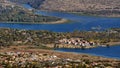 Aerial view of Hartbeespoort Dam Royalty Free Stock Photo