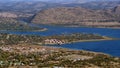 Aerial view of Hartbeespoort Dam Royalty Free Stock Photo