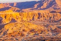 Aerial view of Hatshepsut Mortuary Temple at Deir el-Bahari in The morning Royalty Free Stock Photo