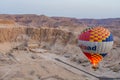 Aerial view of Hatshepsut Temple at sunrise, Luxor, Egypt