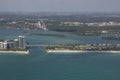 Aerial View of Haulover Inlet Florida Royalty Free Stock Photo