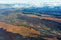 Aerial View of Hawaii\'s Petrified Lava Fields