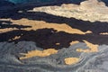 Aerial View of Hawaii\'s Petrified Lava Tracks