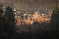 Aerial view of Heidelberg Castle - Heidelberg, Germany Royalty Free Stock Photo