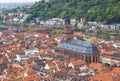 Aerial view of Heidelberg city, Germany