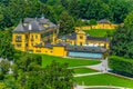 Aerial view of the Hellbrunn palace and surrounding park near Salzburg, Austria....IMAGE Royalty Free Stock Photo