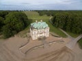 Aerial view of the Hermitage Palace, Denmark
