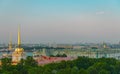 Aerial view of Hermitage palace in St Peterburg