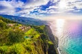 Cabo Girao from the air, Madeira island