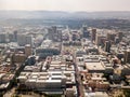 Aerial view of Pretoria downtown, capital city of South Africa