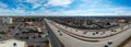 Aerial View of I70 in Denver Colorado Royalty Free Stock Photo