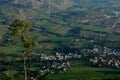 Aerial view of hill top. Nandi hills top, Bangalore