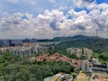 Aerial view of Hillview and Bukit Batok nature park