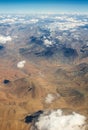 Aerial view of the Himalayan mountais