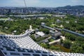 Aerial view of Himeji City, Japan Royalty Free Stock Photo