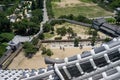 Aerial view of Himeji City, Japan Royalty Free Stock Photo