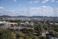 Aerial View of Himeji residence downtown from Himeji castle in Hyogo Kansai Japan Royalty Free Stock Photo