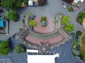 Aerial view of historic amusement park, Salem, NH, USA