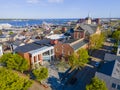 New Bedford aerial view, Massachusetts, USA Royalty Free Stock Photo