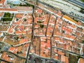 Aerial view of historic Evora in Alentejo, Portugal Royalty Free Stock Photo