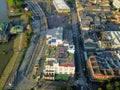 Aerial view historic French Quarter in New Orleans, Louisiana, U Royalty Free Stock Photo