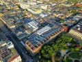 Aerial view historic French Quarter in New Orleans, Louisiana, U Royalty Free Stock Photo