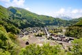 Aerial View of the Historic Villages of Shirakawa Shirakawa-go