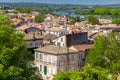 Avignon. Scenic aerial view of the city on a sunny day.