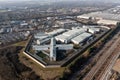 Aerial view of HMP YOI Peterborough