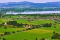 Aerial View of Hohenschwangau Royalty Free Stock Photo