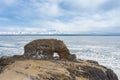 Aerial view of the holy elephant in Namtso Lake Royalty Free Stock Photo