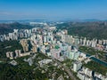 Aerial view of Hong Kong Royalty Free Stock Photo