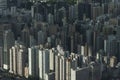 Aerial view of Hong Kong city