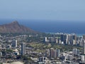 Aerial view of Honolulu Cityscape