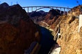 View of Hoover Dam and infrastructure