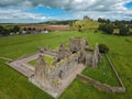 Aerial view. Hore Abbey. county Tipperary. Ireland Royalty Free Stock Photo