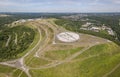 Aerial view of Horizon Observatory in Herten, North Rhine-Westphalia Royalty Free Stock Photo