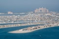 Aerial view of Hotel Atlantis The Palm, Palm Jumeirah, Dubai, UAE Royalty Free Stock Photo