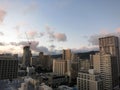 Aerial view of Hotels and Condos of Waikiki