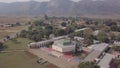 Aerial view of The Houses of Parliament in Lobamba, Eswatini